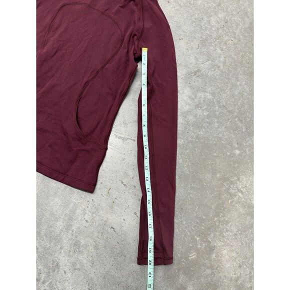 Lululemon On Repeat Rulu Hoodie Garnet Long Sleeve Hooded Top. Burgundy. Sz 2 - Picture 4 of 16